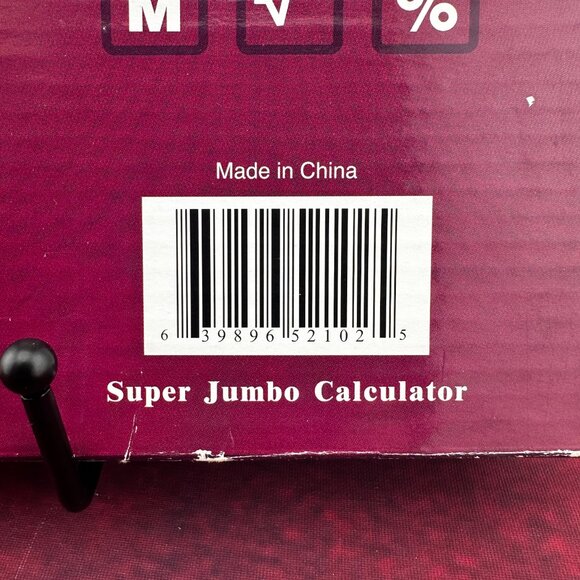 PHILIPPE AMIEL JUMBO DESKTOP CALCULATOR, ELECTRONIC TILT DISPLAY, A4-SIZED - Picture 11 of 11